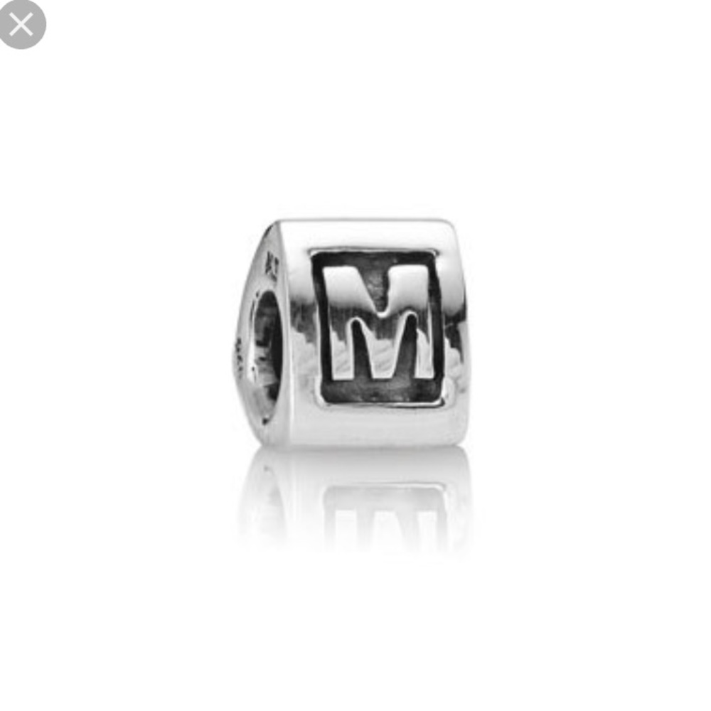 "M" pandora charm